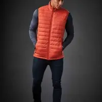 Жилет компактный мужской Stavanger черный с серым, размер S