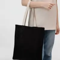 Холщовая сумка на плечо Juhu, черная