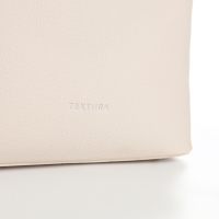 Сумка женская на молнии, TEXTURA, средний размер, цвет белый Сумка женская на молнии, TEXTURA, средний размер, цвет белый