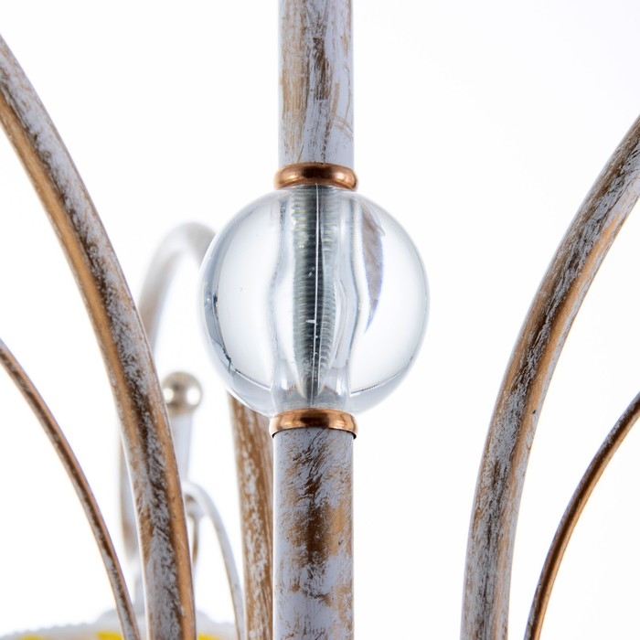 Люстра 2150/3 E27 40Вт белый с золотой патиной 47х47х35 см. Модель F761TT-700 Люстра 2150/3 E27 40Вт белый с золотой патиной 47х47х35 см. Модель F761TT-700