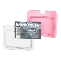 Бейдж горизонтальный 85 х 54 мм, ErichKrause силиконовый корпус, микс Бейдж горизонтальный 85 х 54 мм, ErichKrause силиконовый корпус, микс