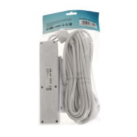 Удлинитель Luazon Lighting, 4 розетки, 10 м, 6 А, 1300 Вт, 3х0.75 мм2, с з/к, с выкл., Б Удлинитель Luazon Lighting, 4 розетки, 10 м, 6 А, 1300 Вт, 3х0.75 мм2, с з/к, с выкл., Б