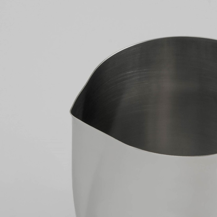 Молочник-Питчер из нержавеющей стали Доляна «Индия», 650 мл, h=10,3 см Молочник-Питчер из нержавеющей стали Доляна «Индия», 650 мл, h=10,3 см