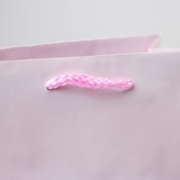 Пакет подарочный ламинированный, упаковка, &laquo;Розовый&raquo;, MS 18 х 23 х 8 см