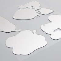 Наклейка интерьерная зеркальная "Дары природы" 38х31 см Наклейка интерьерная зеркальная "Дары природы" 38х31 см