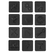 Шильдик на резинку Band, стрелка Шильдик на резинку Band, стрелка