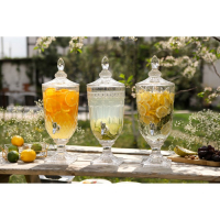 Диспенсер для напитков стеклянный Magistro &laquo;Сияние&raquo;, 2,7 л, 17&times;50 см