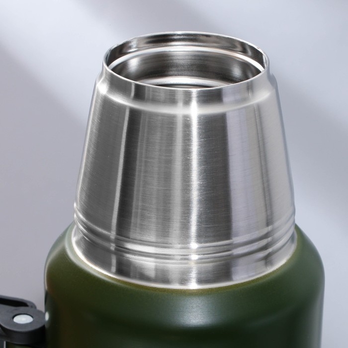 Термос «Покорять», 1.2 л, зеленый, сохраняет тепло 16-18 ч Термос «Покорять», 1.2 л, зеленый, сохраняет тепло 16-18 ч