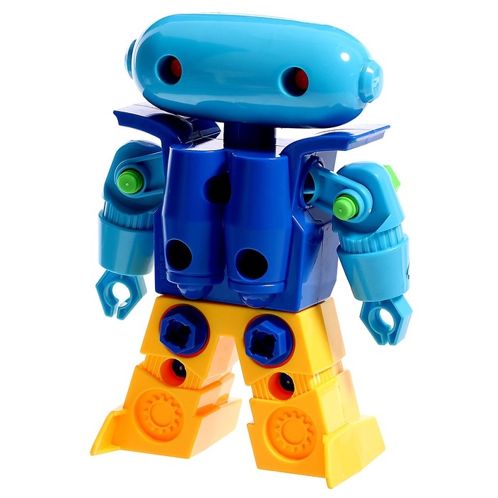 Конструктор винтовой &laquo;Робот Тоби&raquo;, 11 болтов, телескопические руки