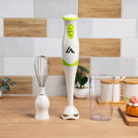 Блендер Luazon LBR-26, погружной, 300 Вт, 0.6 л, 2 скорости, бело-зеленый Блендер Luazon LBR-26, погружной, 300 Вт, 0.6 л, 2 скорости, бело-зеленый