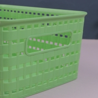 Органайзер для хранения, с ручками, 1 секция, 24,5 &times; 18,5 &times; 10,5 см, цвет МИКС