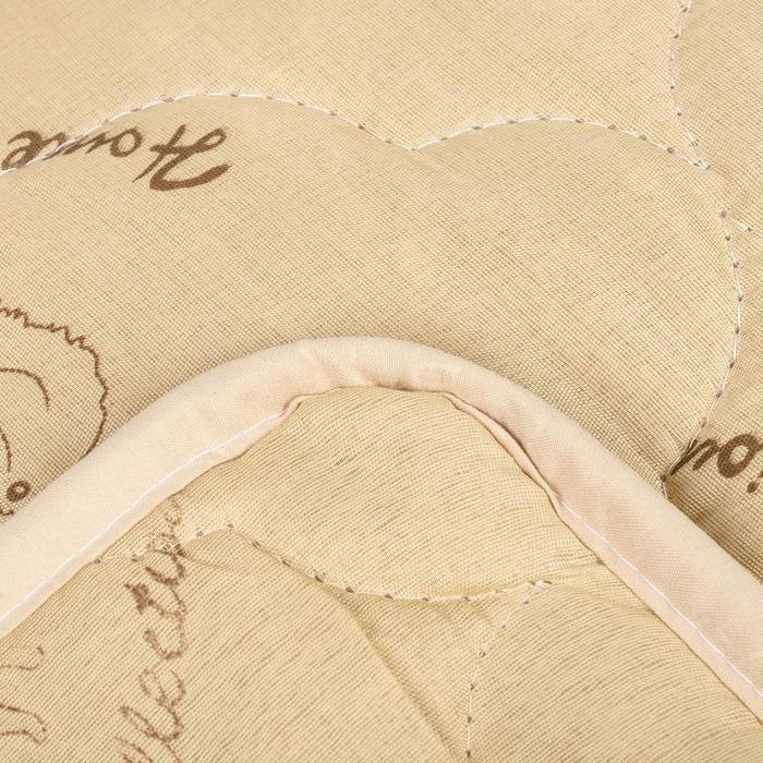 Одеяло облегчённое Адамас "Верблюжья шерсть", размер 172х205 &plusmn; 5 см, 200гр/м2, чехол п/э