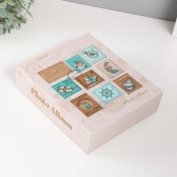 Фотоальбом на 40 фото 13х18 см "Морская почта" в коробке МИКС 5х19х20,5 см