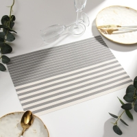 Салфетка на стол Доляна, цв.серый, 45*30см Салфетка на стол Доляна, цв.серый, 45*30см