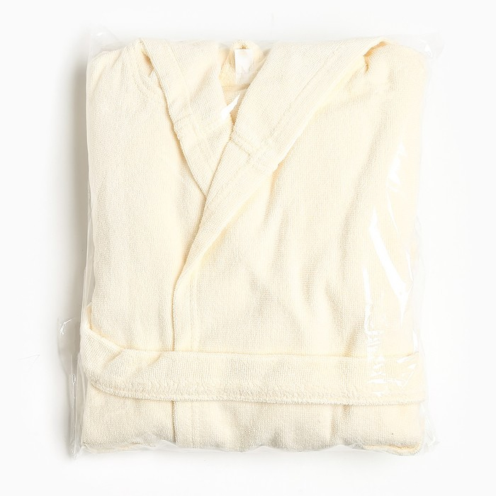 Халат махровый детский Экономь и Я, р. 28, цв.молочный, 100%хл 340 г/м2 Халат махровый детский Экономь и Я, р. 28, цв.молочный, 100%хл 340 г/м2