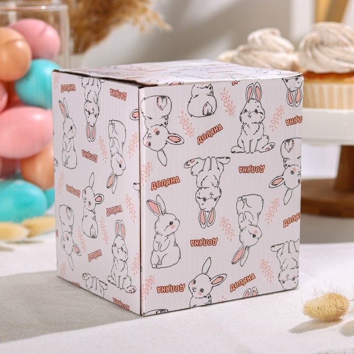 Подставка для яйца Доляна &laquo;Зайка в капусте&raquo;, 14,5&times;12&times;15,3 см, цвет белый