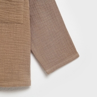 Костюм (рубашка и брюки) детский KAFTAN "Муслин", р.26 (80-86см) бежевый