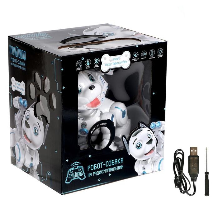 Робот собака «Дружок» ZHORYA, программируемый, на пульте управления, интерактивный: звук, свет, сенсорный, реагирует на голос, на аккумуляторе Робот собака «Дружок» ZHORYA, программируемый, на пульте управления, интерактивный: звук, свет, сенсорный, реагирует на голос, на аккумуляторе