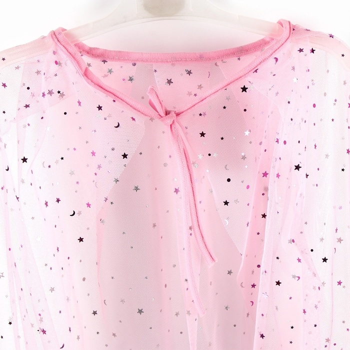 Карнавальный набор &laquo;Очаровательная принцесса&raquo; длина плаща 80 см, диадема, розовый