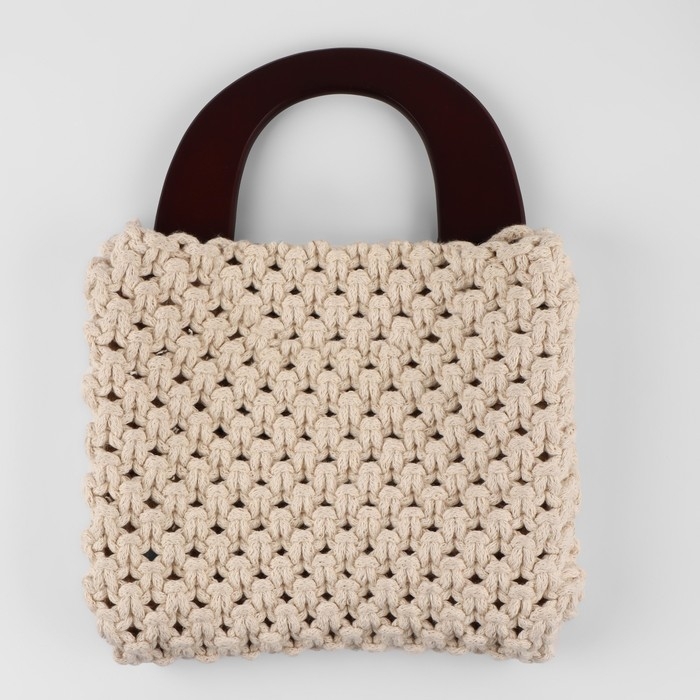 Ручки для сумки деревянные, 11,5 × 17 см, цвет коричневый Ручки для сумки деревянные, 11,5 × 17 см, цвет коричневый