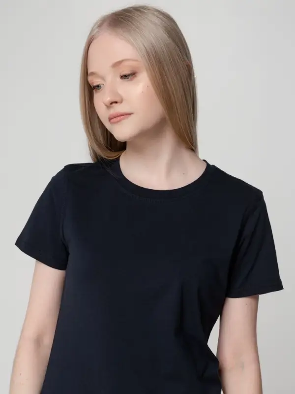 Футболка женская T-bolka Lady темно-синяя, размер S Футболка женская T-bolka Lady темно-синяя, размер S