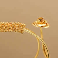 Фруктовница металлическая Rose Garden, круглая, 21×18,5×18, цвет золотой Фруктовница металлическая Rose Garden, круглая, 21×18,5×18, цвет золотой