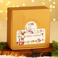 Новый год. Набор из керамики Happy New year, кружка 180 мл, 2 шт, ложка 2 шт, цвет белый Новый год. Набор из керамики Happy New year, кружка 180 мл, 2 шт, ложка 2 шт, цвет белый