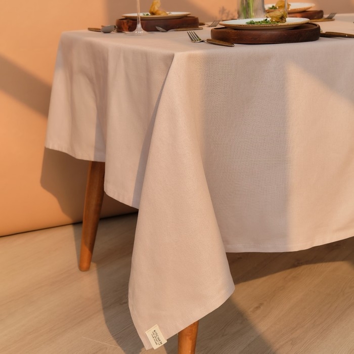 Скатерть Этель Calm 110х146 см, 100% хл, рогожка 186 г/м2