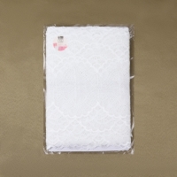 Кружевная эластичная ткань, 180 мм &times; 2,7 &plusmn; 0,5 м, цвет белый