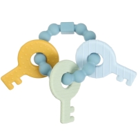 Прорезыватель силиконовый «Ключики», цвет синий, Mum&Baby Прорезыватель силиконовый «Ключики», цвет синий, Mum&Baby