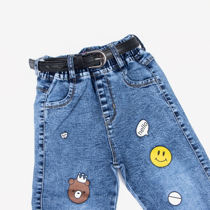 Ремень детский, ширина 2,2 см, винт, пряжка металл, цвет чёрный Ремень детский, ширина 2,2 см, винт, пряжка металл, цвет чёрный