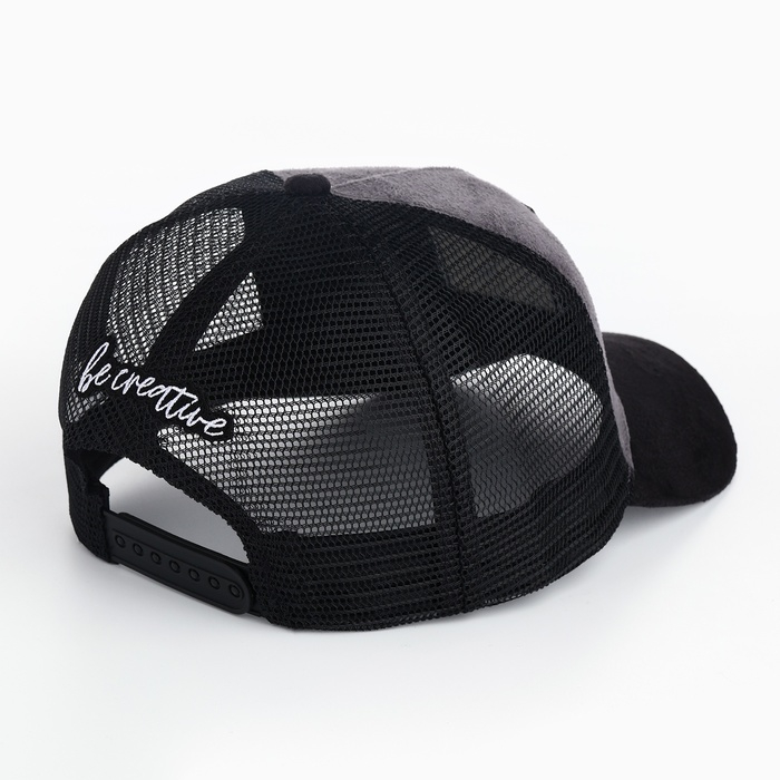 Кепка мужская с сеткой DIGNITY, цвет чёрный, р-р 56 Кепка мужская с сеткой DIGNITY, цвет чёрный, р-р 56