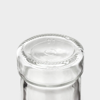 Солонка стеклянная трехпозиционная, 115 мл, цвет чёрный Солонка стеклянная трехпозиционная, 115 мл, цвет чёрный