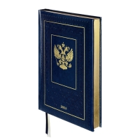 Ежедневник датированный 2024 A5 176 листов, deVENTE.Symbol, твёрдая обложка из искусственной кожи, тиснение фольгой, ляссе, кремовый блок 70 г/м2, синий Ежедневник датированный 2024 A5 176 листов, deVENTE.Symbol, твёрдая обложка из искусственной кожи, тиснение фольгой, ляссе, кремовый блок 70 г/м2, синий