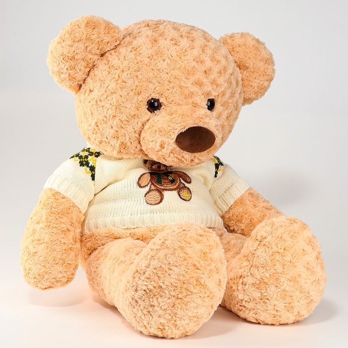 Мягкая игрушка &laquo;Медведь&raquo;, в кофте, 80 см, цвет бежевый