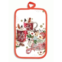 Новый год. Прихватка прямоугольная, 15х22см, МИКС, поролон 160г/м, пэ100% Новый год. Прихватка прямоугольная, 15х22см, МИКС, поролон 160г/м, пэ100%