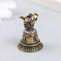 Колокольчик латунь "Голова дракона" 2,2х2,2х3 см