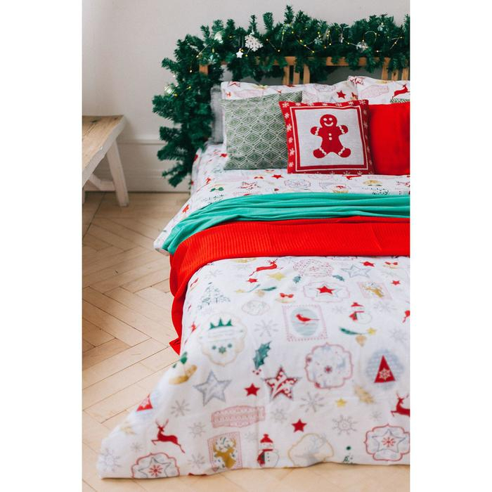 Постельное бельё Этель 2 сп &laquo;Зимний винтаж&raquo; 175*215 см, 200*220 см, 70*70 см -2 шт
