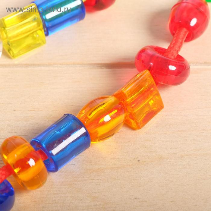 Шнуровка &laquo;Цветные карамельки&raquo;, 40 шт., по методике Монтессори