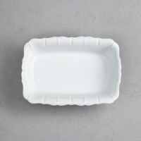 Форма для запекания, 1.1 л, прямоугольная, фарфор, Иран Форма для запекания, 1.1 л, прямоугольная, фарфор, Иран