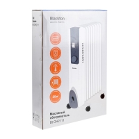Обогреватель Blackton Bt OH2111, масляный, напольный, 2000 Вт, 20 м&sup2;, 7 секций, белый