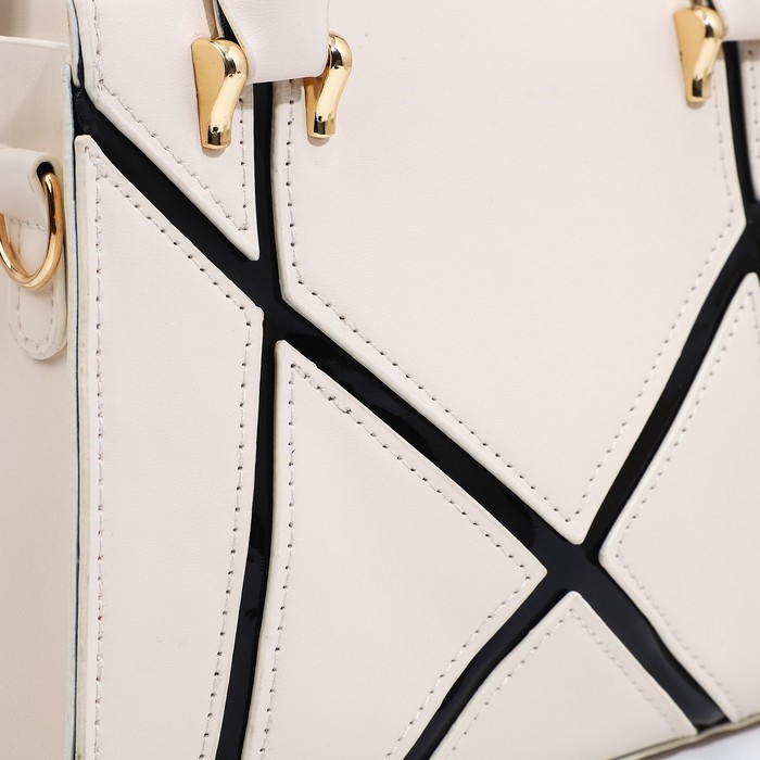 Сумка женская тоут на молнии, цвет белый Сумка женская тоут на молнии, цвет белый