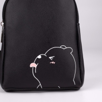 Сумка через плечо BEE Мишка на молнии, цвет чёрный Сумка через плечо BEE Мишка на молнии, цвет чёрный