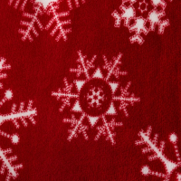 Плед Этель &laquo;Снежинки&raquo;, 180х200 см, корал-флис