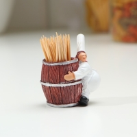 Подставка под зубочистки «Повар» Подставка под зубочистки «Повар»