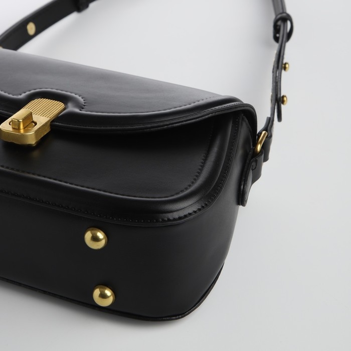 Сумка женская TEXTURA, мессенджер, средний размер, цвет чёрный Сумка женская TEXTURA, мессенджер, средний размер, цвет чёрный