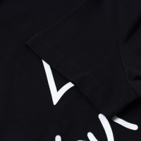 Футболка для девочки, цвет чёрный, рост 158 см