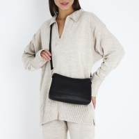 Сумка кросс-боди на молнии, цвет чёрный Сумка кросс-боди на молнии, цвет чёрный