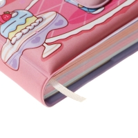 Записная книжка подарочная, А6, 100 листов, цветной блок, с фигурным хлястиком, обложка пвх, "Аниме", МИКС Записная книжка подарочная, А6, 100 листов, цветной блок, с фигурным хлястиком, обложка пвх, "Аниме", МИКС