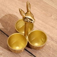 Менажница "Заяц" алюминий 14х14х24 см Менажница "Заяц" алюминий 14х14х24 см